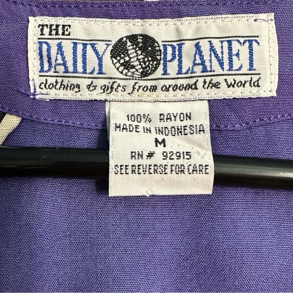 Long Batik Vest or Duster ~ M - Picture 5 of 8